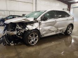 Ford Edge Titanium salvage cars for sale: 2016 Ford Edge Titanium