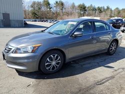 Salvage cars for sale from Copart Exeter, RI: 2012 Honda Accord LX