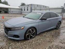 Salvage cars for sale at Prairie Grove, AR auction: 2022 Honda Accord Sport