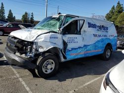 Salvage trucks for sale at Rancho Cucamonga, CA auction: 2021 Chevrolet Express G2500