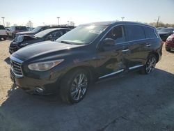 Salvage cars for sale at Indianapolis, IN auction: 2014 Infiniti QX60
