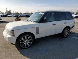 Salvage cars for sale from Copart Rancho Cucamonga, CA: 2008 Land Rover Range Rover Supercharged