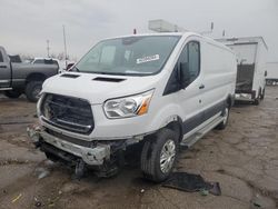 Salvage cars for sale from Copart Woodhaven, MI: 2016 Ford Transit T-250