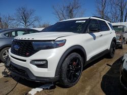 Salvage cars for sale at Bridgeton, MO auction: 2020 Ford Explorer ST