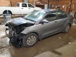 Salvage cars for sale from Copart Ebensburg, PA: 2019 KIA Rio S