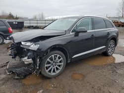 Salvage cars for sale from Copart Columbia Station, OH: 2018 Audi Q7 Prestige