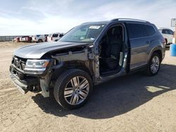 Salvage cars for sale at Amarillo, TX auction: 2019 Volkswagen Atlas SEL Premium