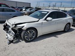 Salvage cars for sale at Haslet, TX auction: 2023 Infiniti Q50 Luxe