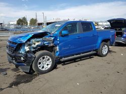 Salvage cars for sale at Denver, CO auction: 2021 Chevrolet Colorado LT