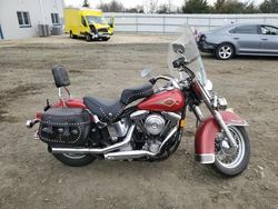 Salvage motorcycles for sale at Windsor, NJ auction: 1997 Harley-Davidson Flstc