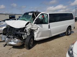 Salvage trucks for sale at Haslet, TX auction: 2013 Chevrolet Express G3500 LT