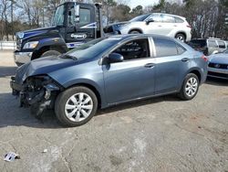 Salvage cars for sale from Copart Austell, GA: 2016 Toyota Corolla L