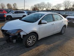 Salvage cars for sale from Copart Moraine, OH: 2018 Toyota Corolla L