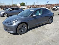 Salvage cars for sale from Copart Wilmington, CA: 2022 Tesla Model 3