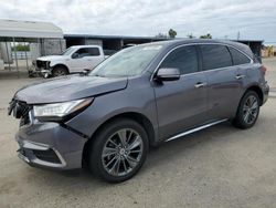 Salvage cars for sale at Fresno, CA auction: 2018 Acura MDX Technology