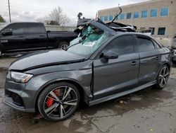 Audi salvage cars for sale: 2020 Audi RS3