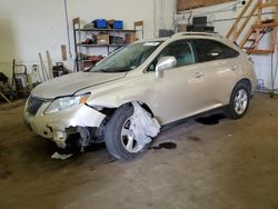 Salvage cars for sale at Ham Lake, MN auction: 2012 Lexus RX 350