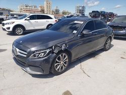 Salvage cars for sale at New Orleans, LA auction: 2015 Mercedes-Benz C300
