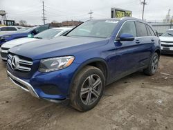 Salvage cars for sale at Chicago Heights, IL auction: 2017 Mercedes-Benz GLC 300 4matic