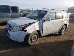 Salvage cars for sale at Brighton, CO auction: 2009 Ford Escape Limited