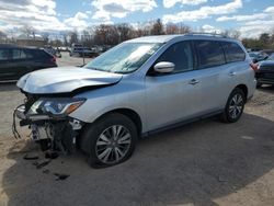 Salvage cars for sale at Chalfont, PA auction: 2018 Nissan Pathfinder S