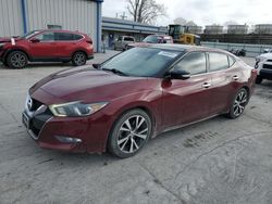 Salvage cars for sale from Copart Tulsa, OK: 2017 Nissan Maxima 3.5S