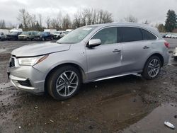 Salvage cars for sale at Portland, OR auction: 2017 Acura MDX Sport Hybrid Advance