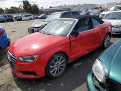 Salvage cars for sale at Martinez, CA auction: 2015 Audi A3 Premium Plus