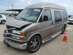 Salvage cars for sale from Copart Temple, TX: 2002 Chevrolet Express G1500