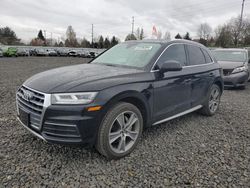 Salvage cars for sale from Copart Portland, OR: 2019 Audi Q5 Premium Plus