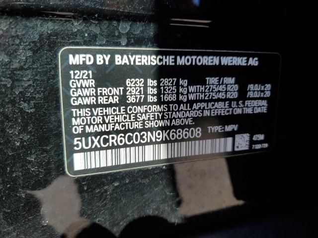 2022 BMW X5 XDRIVE40I