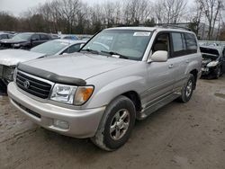 Salvage cars for sale at North Billerica, MA auction: 2001 Toyota Land Cruiser