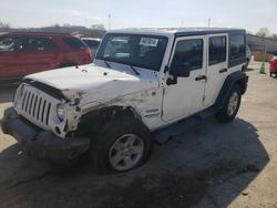 Jeep salvage cars for sale: 2017 Jeep Wrangler Unlimited Sport