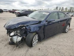 Salvage cars for sale at Houston, TX auction: 2013 Lexus IS 250
