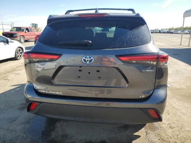 2020 Toyota Highlander Hybrid LE