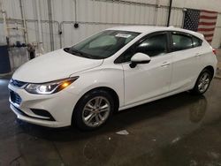 Salvage cars for sale at Avon, MN auction: 2018 Chevrolet Cruze LT