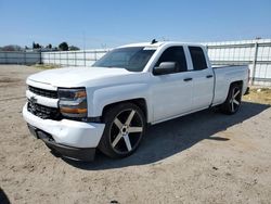 Salvage cars for sale from Copart Bakersfield, CA: 2018 Chevrolet Silverado C1500 Custom