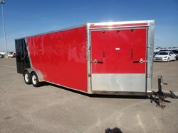 Salvage trucks for sale at Eldridge, IA auction: 2015 Arising Trailer