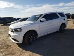 Salvage cars for sale at Amarillo, TX auction: 2014 Dodge Durango R/T