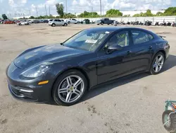Salvage cars for sale at Miami, FL auction: 2018 Porsche Panamera 4