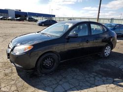 Salvage cars for sale from Copart Woodhaven, MI: 2010 Hyundai Elantra Blue