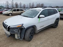 Salvage cars for sale from Copart Bridgeton, MO: 2018 Jeep Cherokee Latitude