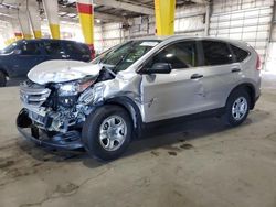 Salvage cars for sale at Woodburn, OR auction: 2013 Honda CR-V LX