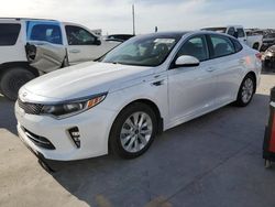 Salvage cars for sale at Grand Prairie, TX auction: 2018 KIA Optima EX