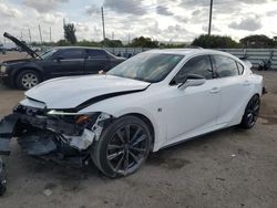 Salvage cars for sale from Copart Miami, FL: 2022 Lexus IS 350 F-Sport