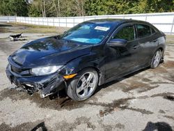 Salvage cars for sale from Copart Arlington, WA: 2018 Honda Civic EX