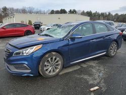 Salvage cars for sale at Exeter, RI auction: 2017 Hyundai Sonata Sport