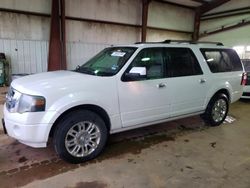 Ford Expedition salvage cars for sale: 2011 Ford Expedition EL Limited