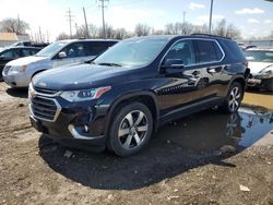Salvage cars for sale from Copart Columbus, OH: 2020 Chevrolet Traverse LT