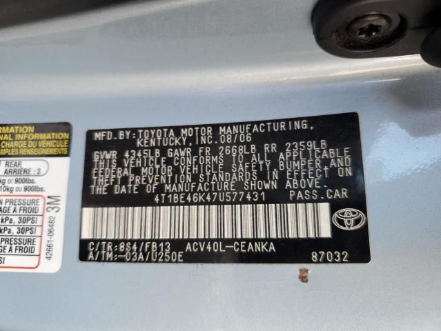 2007 Toyota Camry CE